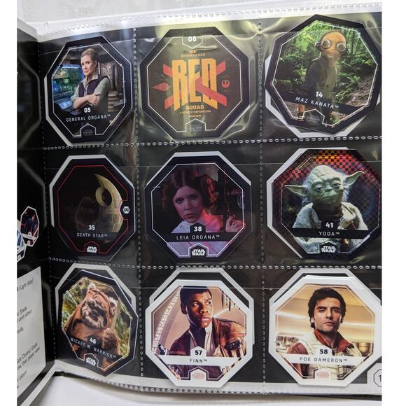 Winn Dixie Collector Star Wars Cosmic Shell Collector Album with 39 Shells Pogs - Picture 10 of 12